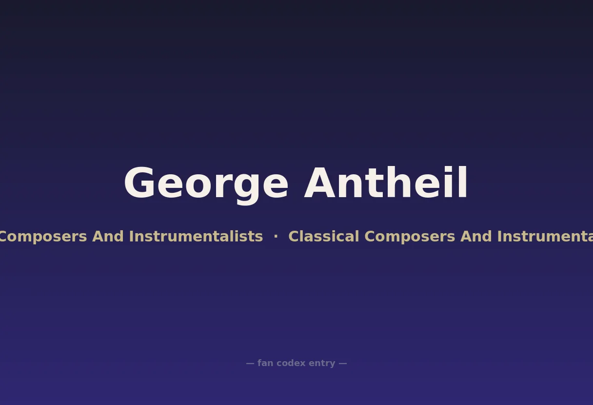George Antheil