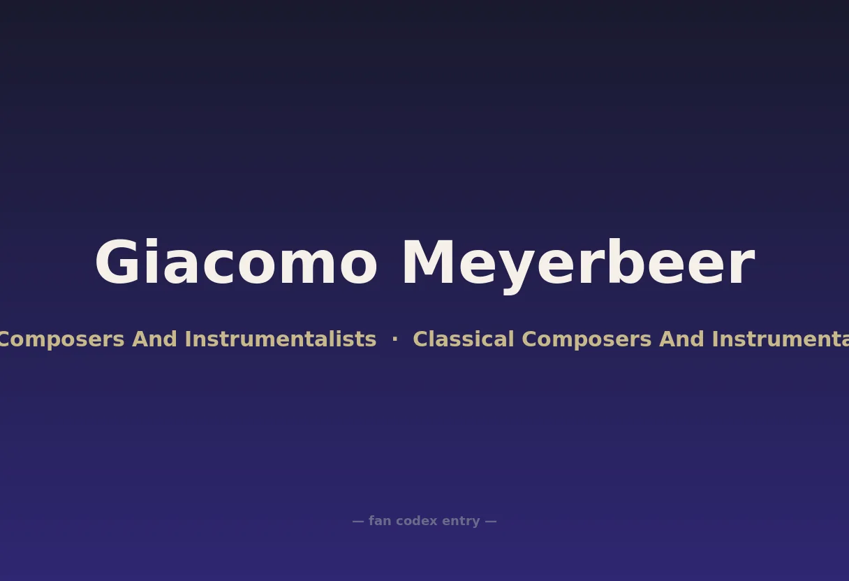 Giacomo Meyerbeer