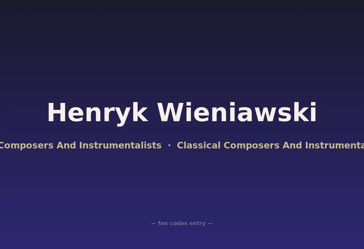 Henryk Wieniawski